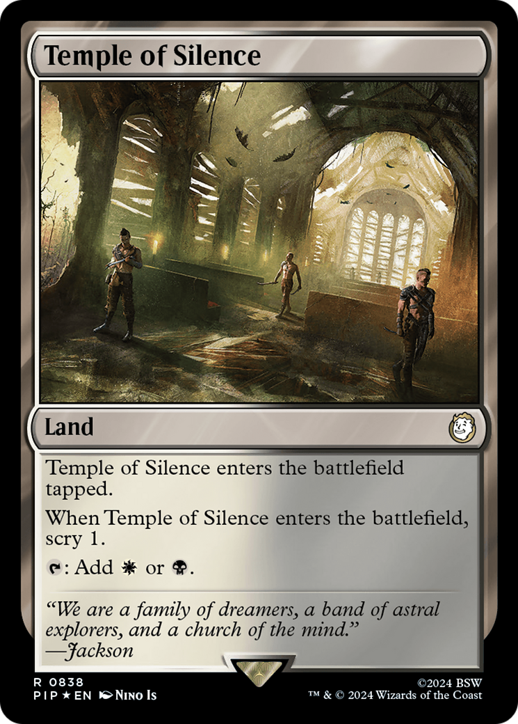 Temple of Silence (838) Surge Foil - Fallout