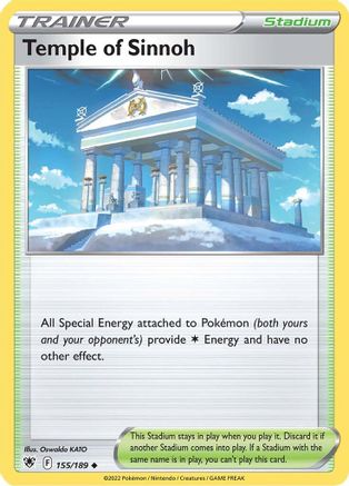 Temple of Sinnoh (155) Reverse Holofoil - Astral Radiance
