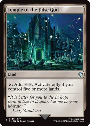 Temple of the False God (438) Surge Foil - Commander: FINAL FANTASY