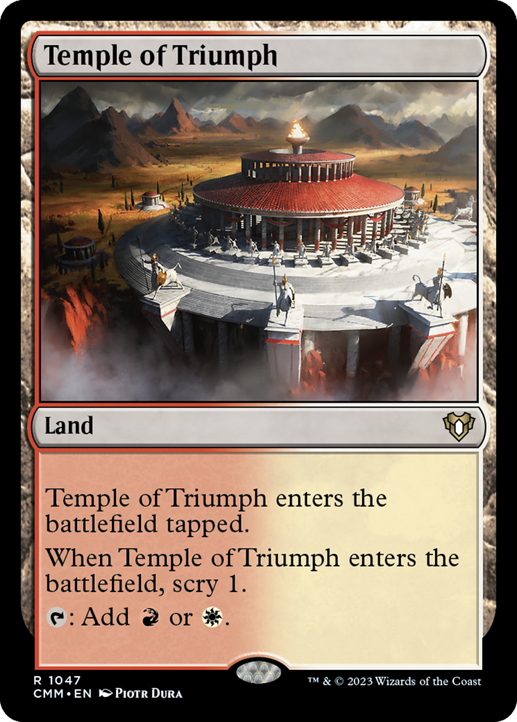 Temple of Triumph (1047) - Commander Masters