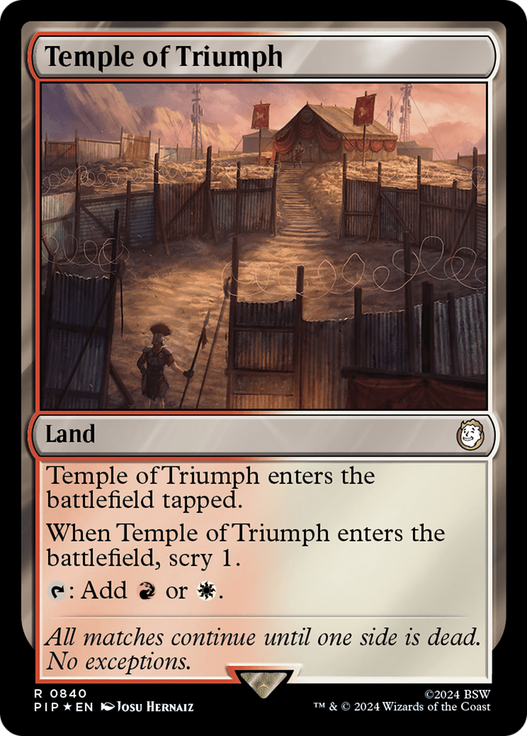 Temple of Triumph (840) Surge Foil - Fallout