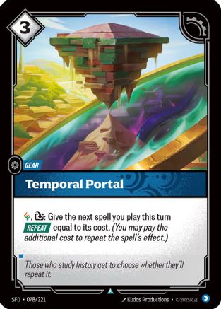 Temporal Portal (078) Foil - Spiritforged