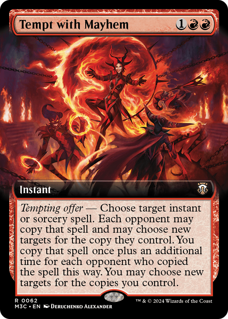 Tempt with Mayhem (Extended Art) (062) - Commander: Modern Horizons 3