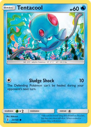 Tentacool (23) Reverse Holofoil - Guardians Rising