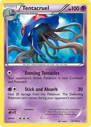 Tentacruel (72) Reverse Holofoil - Primal Clash