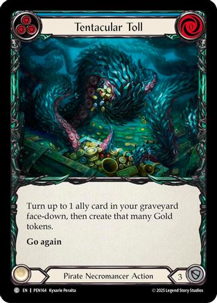 Tentacular Toll (Blue) (PEN164) Rainbow Foil - Compendium of Rathe
