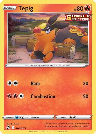 Tepig (SWSH172) Holofoil - Black Star Promos