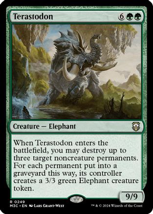 Terastodon (249) Ripple Foil - Commander: Modern Horizons 3