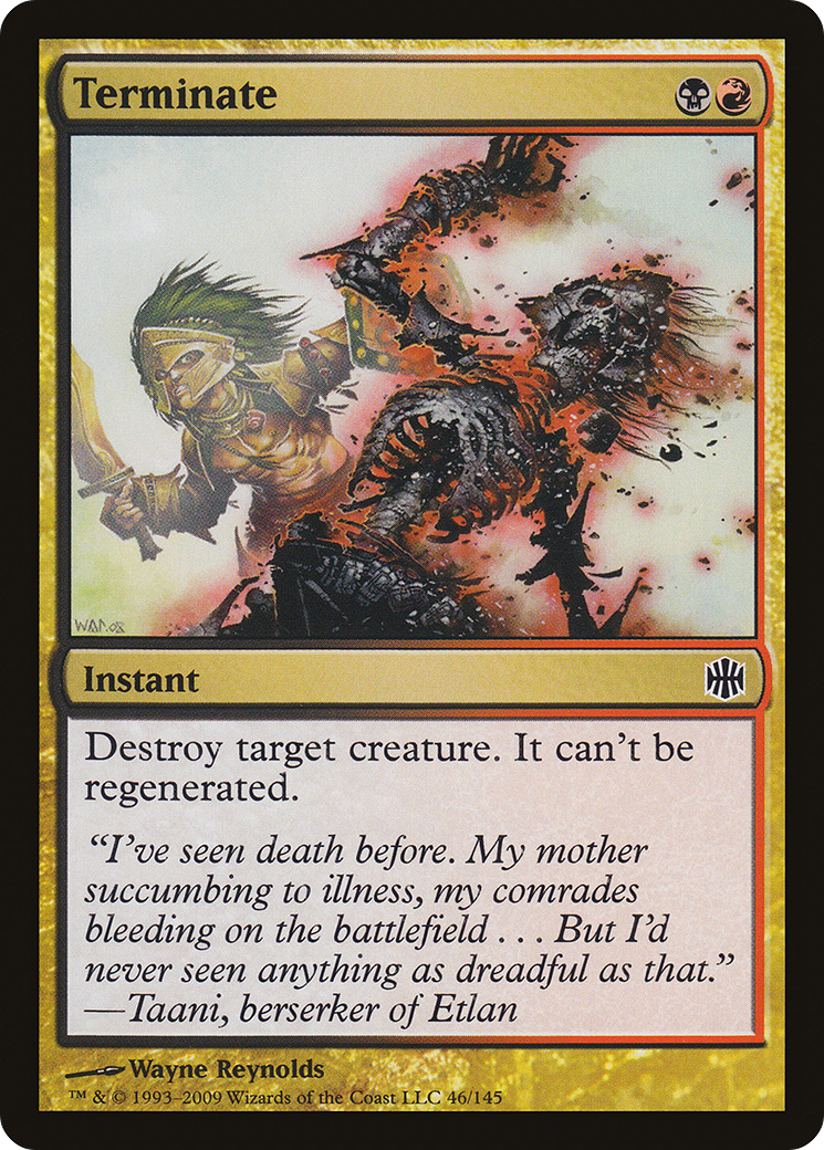 Terminate (046) Foil - Alara Reborn