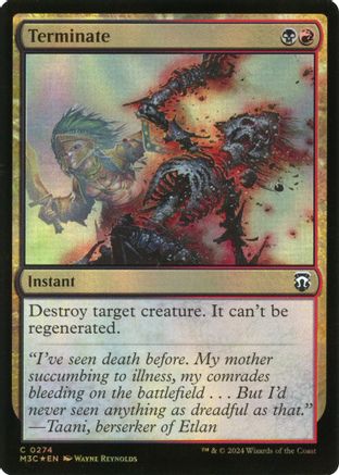 Terminate (274) Ripple Foil - Commander: Modern Horizons 3