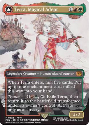 Terra, Magical Adept // Esper Terra (Borderless) (323) - FINAL FANTASY