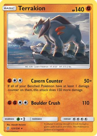 Terrakion (122) Holofoil - Unified Minds