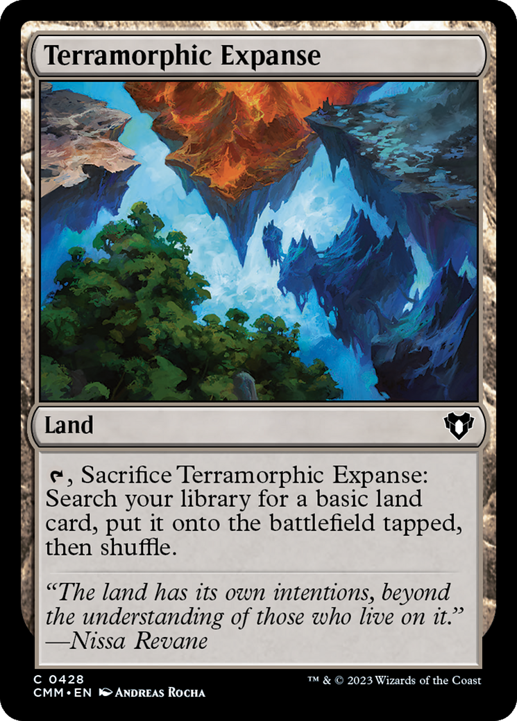 Terramorphic Expanse (428) Foil - Commander Masters