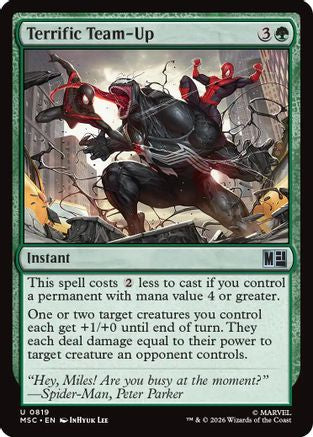 Terrific Team-Up (819) Foil - Commander: Marvel Super Heroes