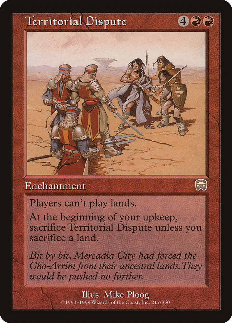 Territorial Dispute (217) - Mercadian Masques