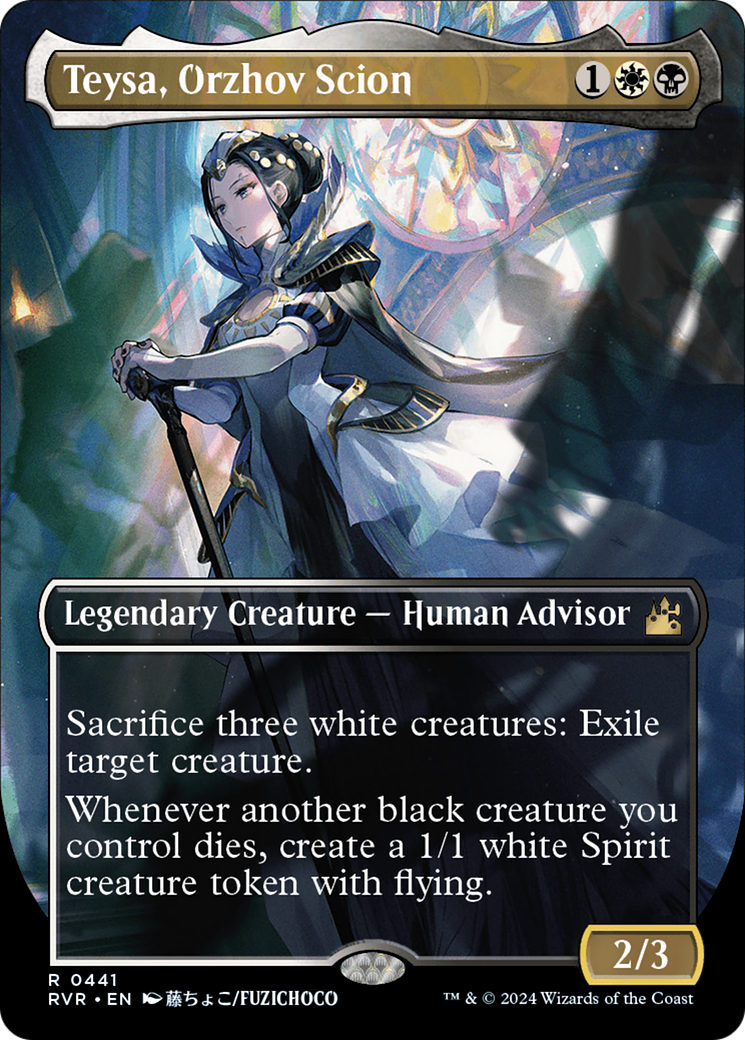 Teysa, Orzhov Scion (Anime Borderless) (441) Foil - Ravnica Remastered
