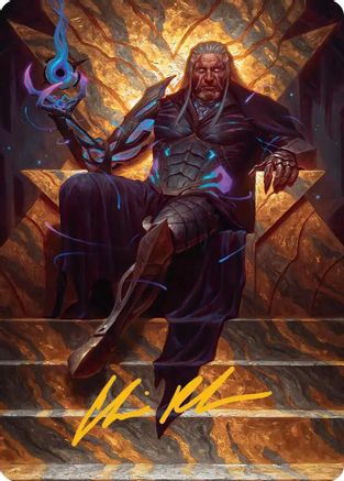 Tezzeret, Cruel Captain (001s) Gold-Stamped - Art Series: Edge of Eternities
