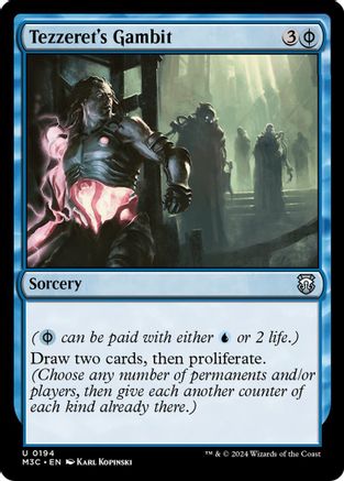 Tezzeret's Gambit (194) Ripple Foil - Commander: Modern Horizons 3