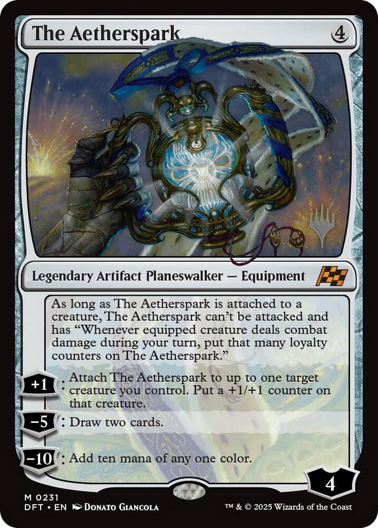 The Aetherspark (Promo Pack) (231) Foil - Aetherdrift