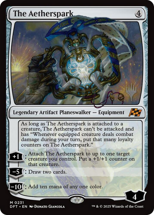 The Aetherspark (Promo Pack) (231) Foil - Aetherdrift