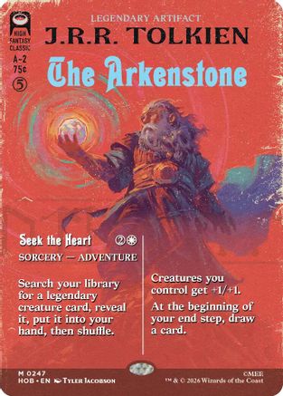 The Arkenstone // Seek the Heart (Book Cover) (247) Foil - The Hobbit