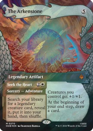 The Arkenstone // Seek the Heart (Showcase) (270) Surge Foil - The Hobbit