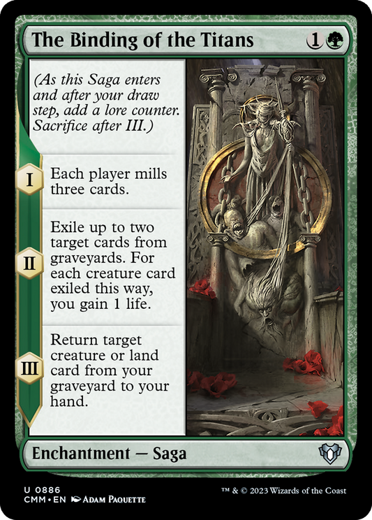 The Binding of the Titans (886) - Commander Masters