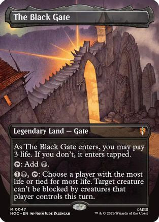 The Black Gate (Borderless) (047) - The Hobbit: Eternal-Legal