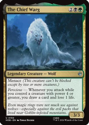 The Chief Warg (150) - The Hobbit