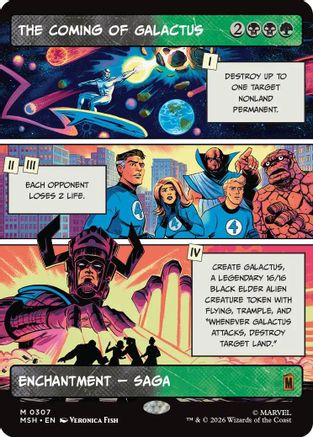 The Coming of Galactus (Showcase) (307) Foil - Marvel Super Heroes