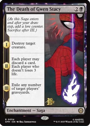 The Death of Gwen Stacy (Prerelease) (054) Foil - Marvel's Spider-Man