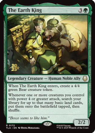 The Earth King (Prerelease) (172) Foil - Avatar: The Last Airbender