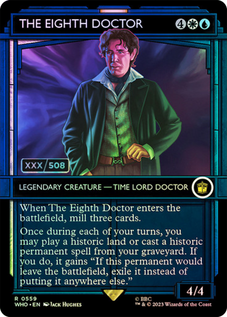 The Eighth Doctor (Serial Numbered) (559) Foil - Doctor Who