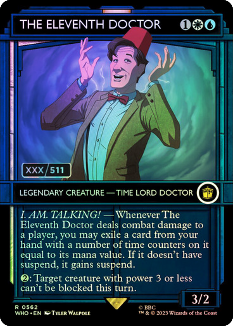 The Eleventh Doctor (Serial Numbered) (562) Foil - Doctor Who