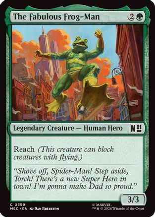 The Fabulous Frog-Man (559) - Commander: Marvel Super Heroes