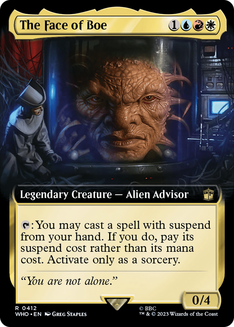 The Face of Boe (Extended Art) (412) - Doctor Who