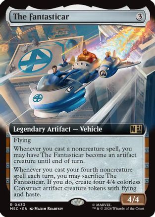 The Fantasticar (Extended Art) (433) - Commander: Marvel Super Heroes