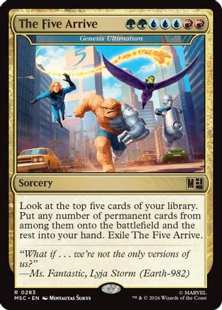 The Five Arrive – Genesis Ultimatum (283) - Commander: Marvel Super Heroes