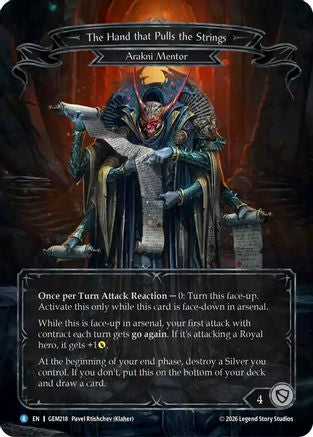 The Hand that Pulls the Strings (GEM218) Cold Foil - GEM Pack