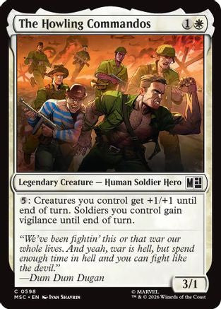 The Howling Commandos (598) Foil - Commander: Marvel Super Heroes