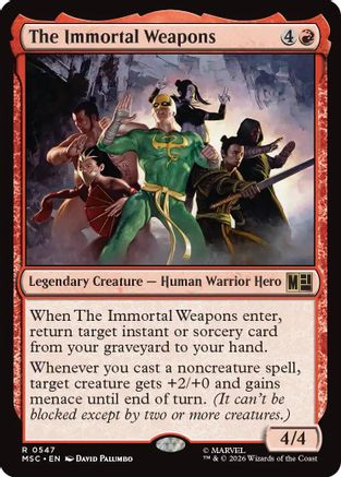 The Immortal Weapons (547) - Commander: Marvel Super Heroes