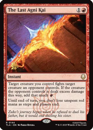 The Last Agni Kai (Prerelease) (144) Foil - Avatar: The Last Airbender