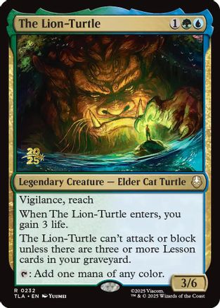 The Lion-Turtle (Prerelease) (232) Foil - Avatar: The Last Airbender