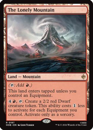 The Lonely Mountain (187) Foil - The Hobbit