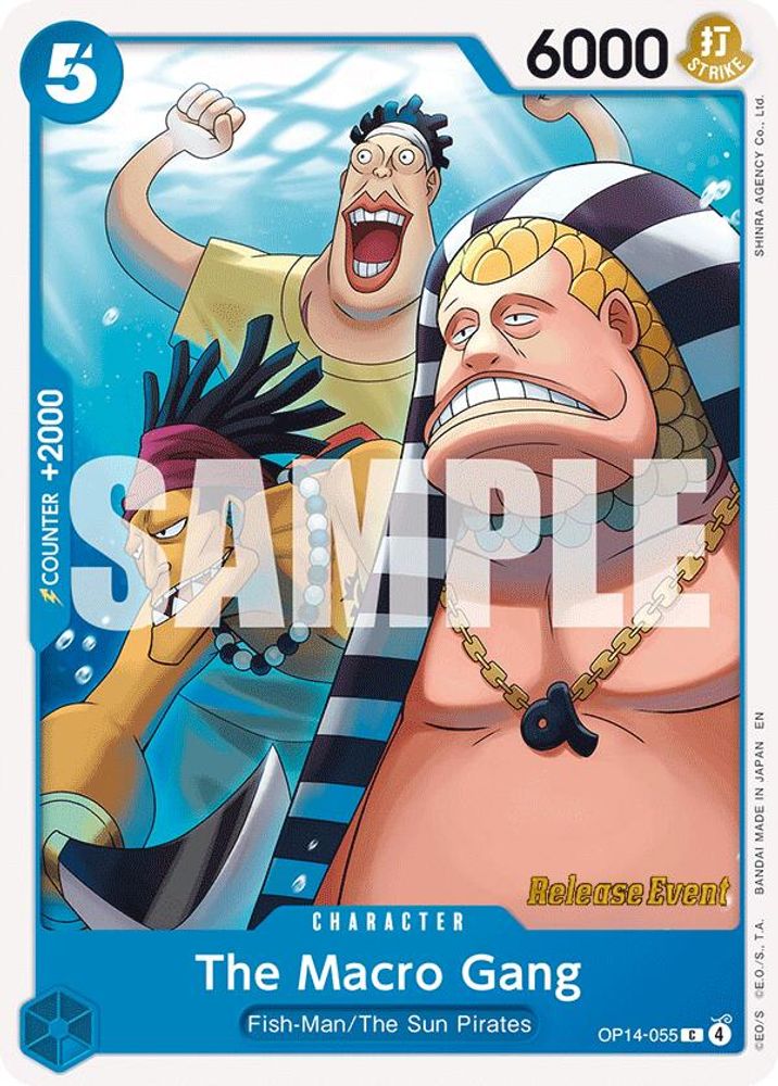 The Macro Gang (OP14-055) Release Event Cards
