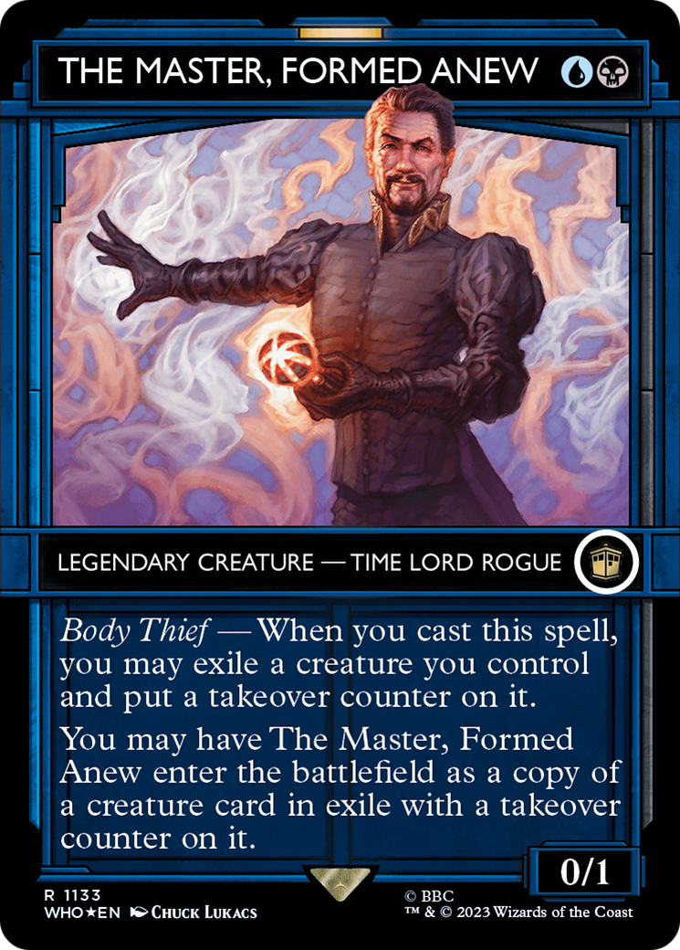 The Master, Formed Anew (Showcase) (1133) Surge Foil - Doctor Who