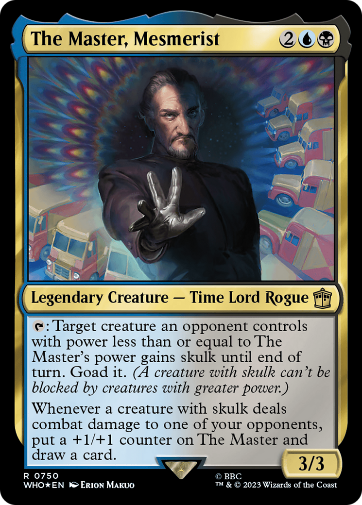 The Master, Mesmerist (750) Surge Foil - Doctor Who