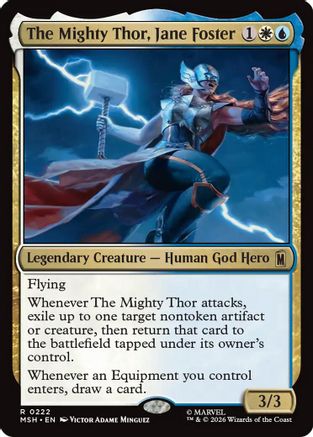 The Mighty Thor, Jane Foster (222) Foil - Marvel Super Heroes