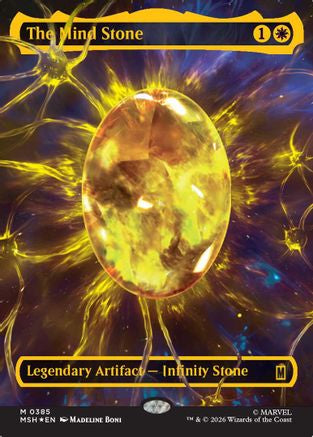 The Mind Stone (Infinity Stones) (385) Cosmic Foil - Marvel Super Heroes