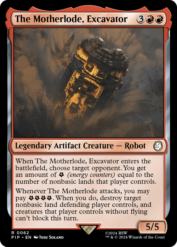 The Motherlode, Excavator (062) - Fallout